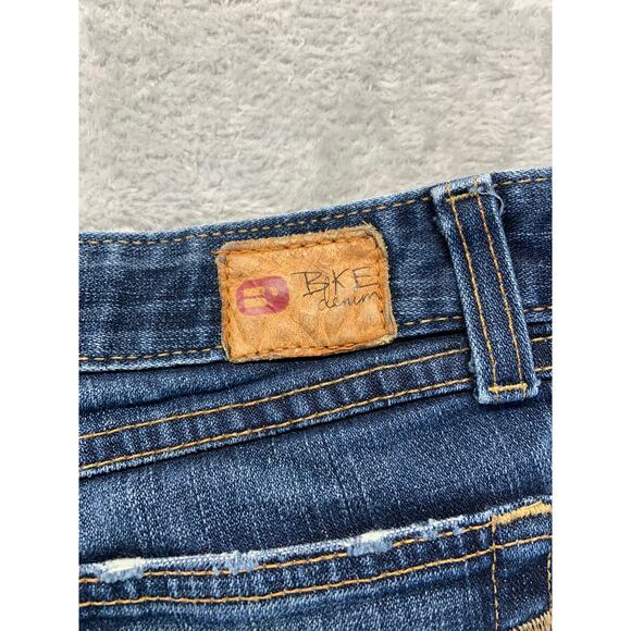 BKE Women's wide Leg Jeans - Blue - Picture 7 of 16